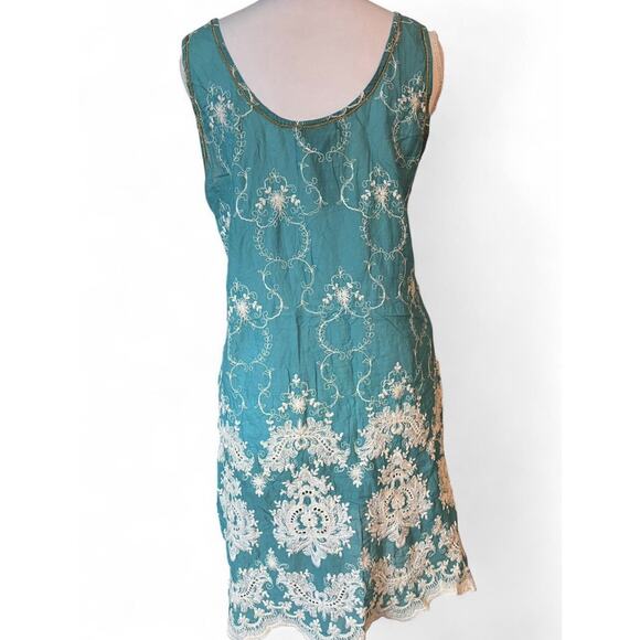 Custo Barcelona Embroidered Dress – Boho Resort Style – Size 2 (fits S/M) - Picture 5 of 7